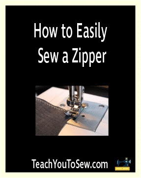 How to Easily Sew a Zipper
