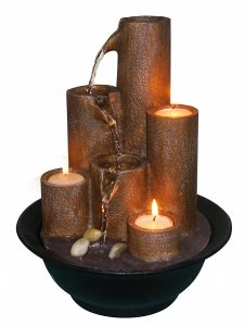 Alpine WCT202 Tiered Column Tabletop Fountain