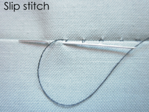 How to Sew a Slip Stitch
