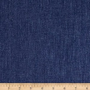 TELIO 4.8 oz Denim Chambray Dark Blue Fabric by The Yard Product Image