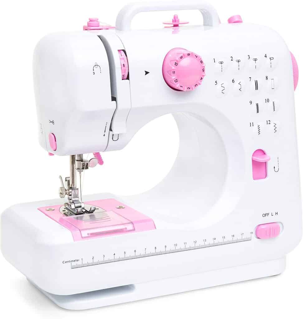 Best Choice Products 6V Multifunctional Compact Sewing Crafting Machine for Children