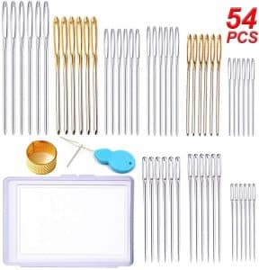 Y-Axis 54 Pcs Assorted Large Eye Stitching Needles