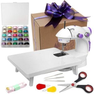 MDPQT Mini Sewing Machine with Extension Table