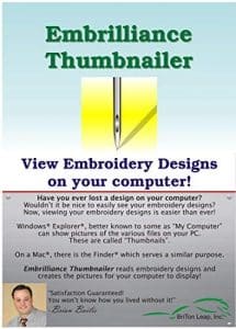 Embrilliance Thumbnailer Embroidery Software for Mac and PC