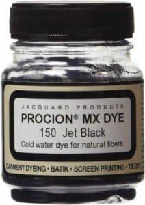 Jacquard Procion MX Fiber Reactive Dye 2 3rd ounce Jar (Jet Black)