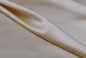 Maxfeel 100% Pure Mulberry Silk Charmuse Solid Dyed Fabric Multicolor for Bedding Dress Sold by Yard or by Half a Yard (Sold by The Yard, beigegrey)