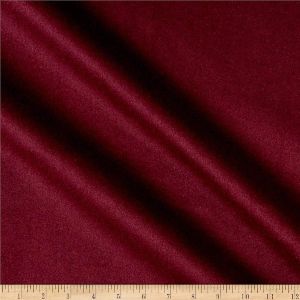 Tuva Textiles Fancy Wool Cashmere Blend Wine, Fabric by the Yard