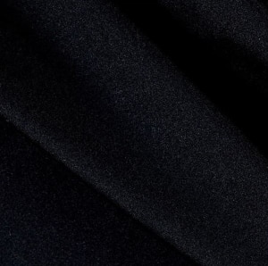 Activewear Spandex Knit Solid Black