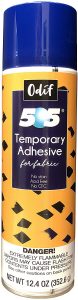 Odif USA 505 Temporary Adhesive for Fabric