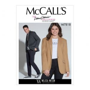 McCall’s M7818 Melissa Watson for Palmer Pletsch Unisex Jacket