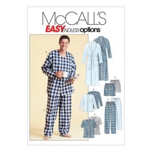 McCall’s M4244 Men’s Robe, Belt, Tops, Pants and Shorts Pattern
