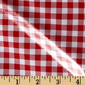 Oil Cloth International Oilcloth Gingham Red