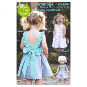 Olive Anne Designs Penelope Dress & Doll Dress Pattern