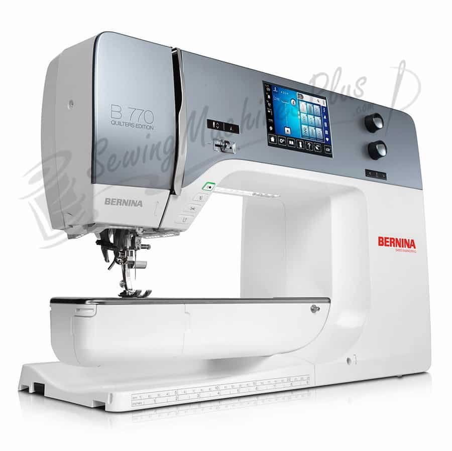 A Bernina 770QE sewing machine on a white background.