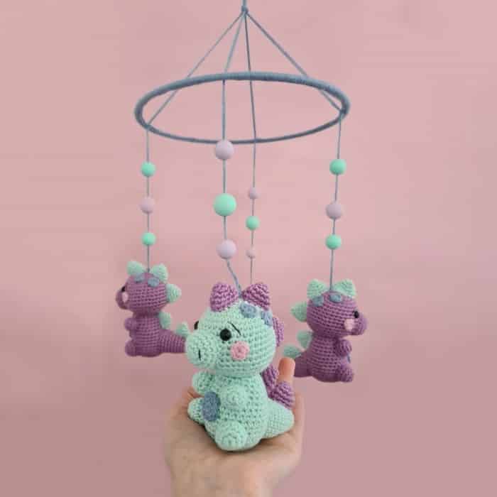 baby dinosaur crochet free pattern