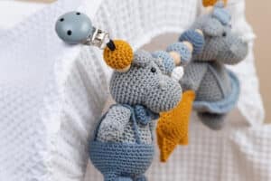 rhino baby crochet toys