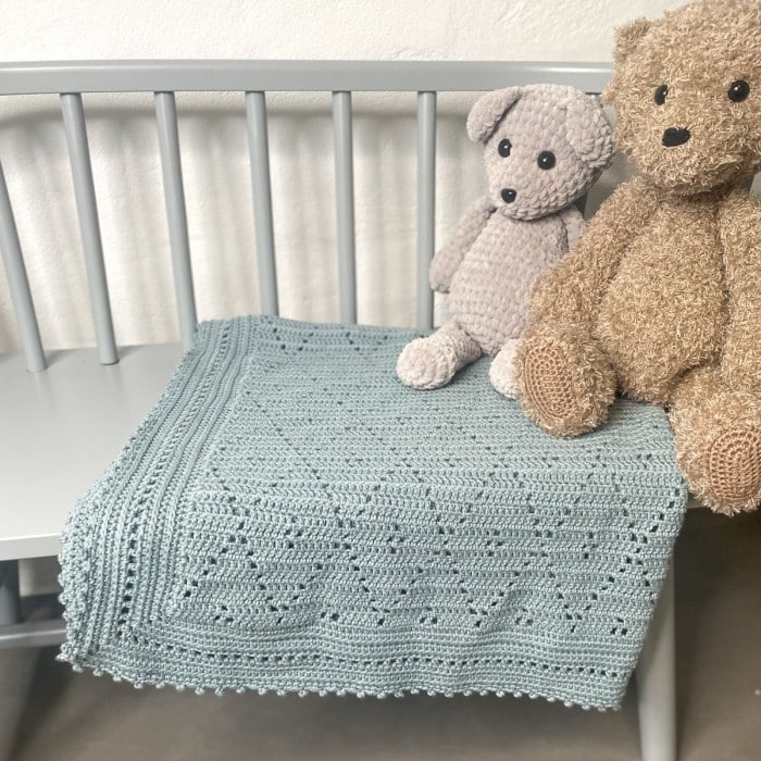 DIY baby blanket free pattern