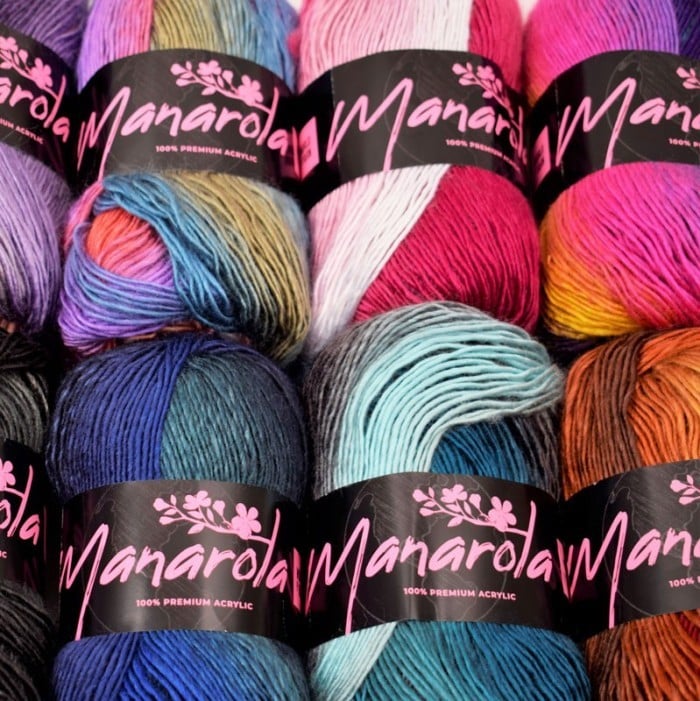 Rainbow Manarola yarn