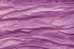 wrinkling purple rayon fabric TeachYOuToSew.com