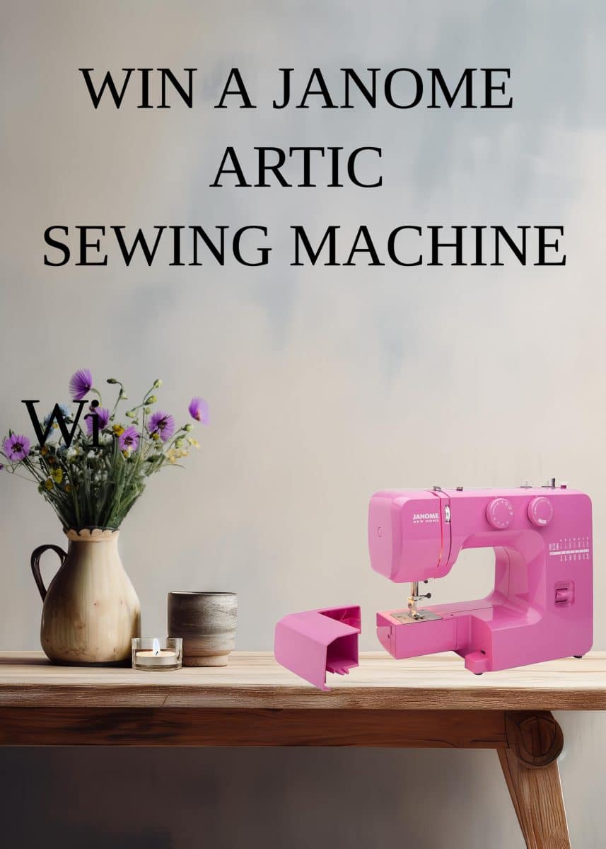 Win a janome arctic sewing machine.